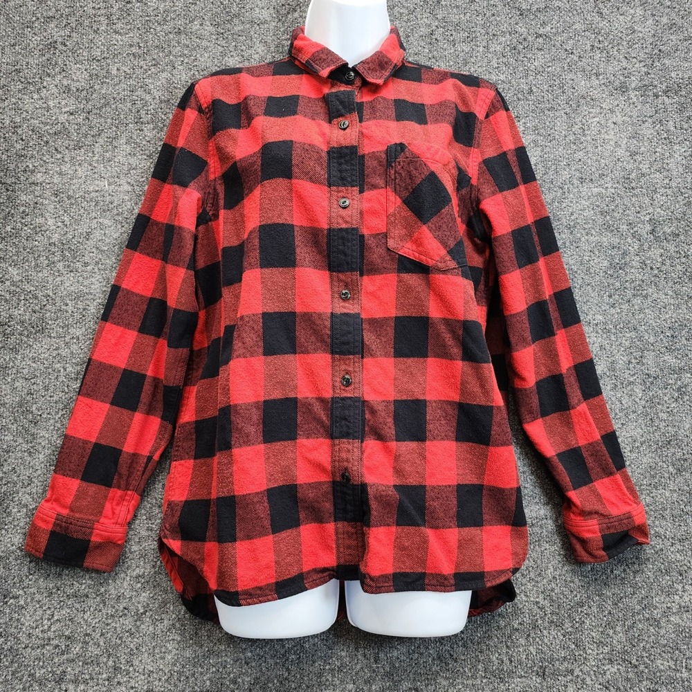 Madewell Women's Buffalo Plaid Flannel Shirt 1937 Cotton Lumberjack Gorpcore L